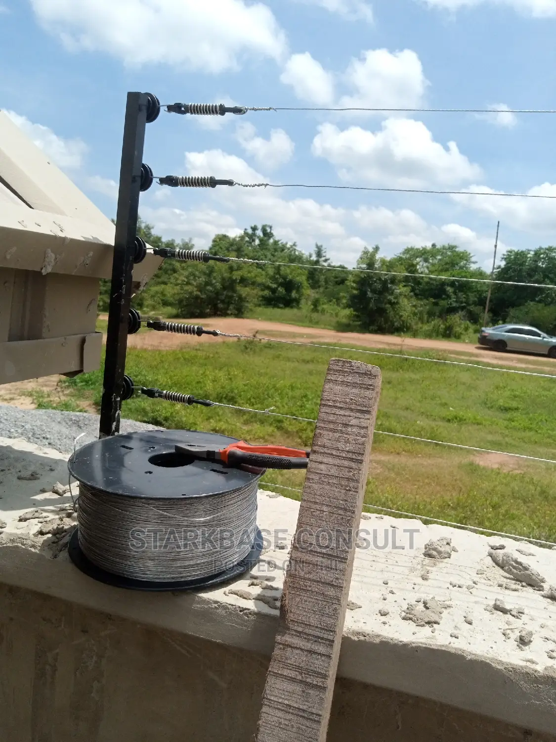Electric Fence for Property Security