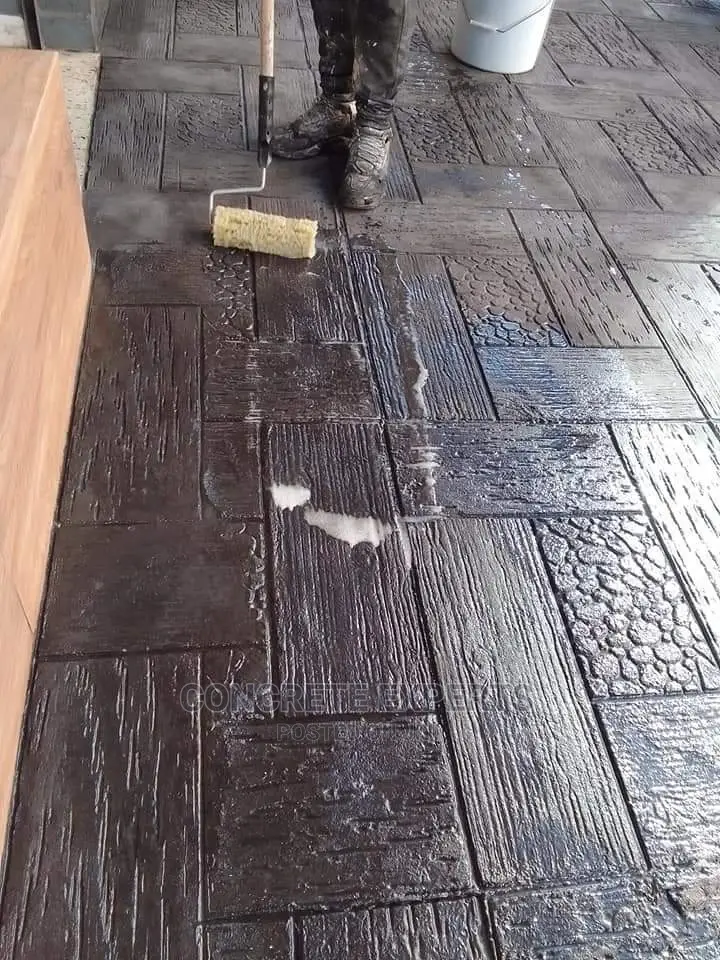 Davido Concrete Stamped Floor