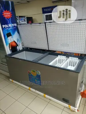 Brand New POLYESTER 725L Double Door Chest Freezer/External/