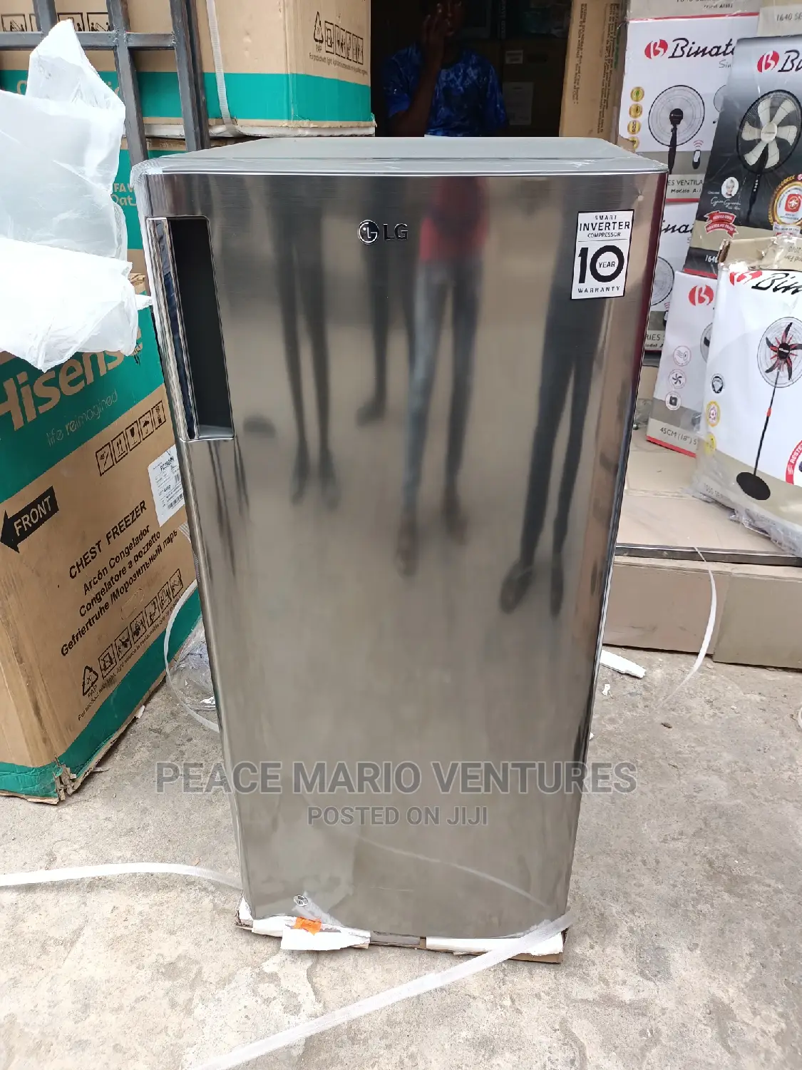 Original Lg Standing Fridge One Door With 10years Warranty.