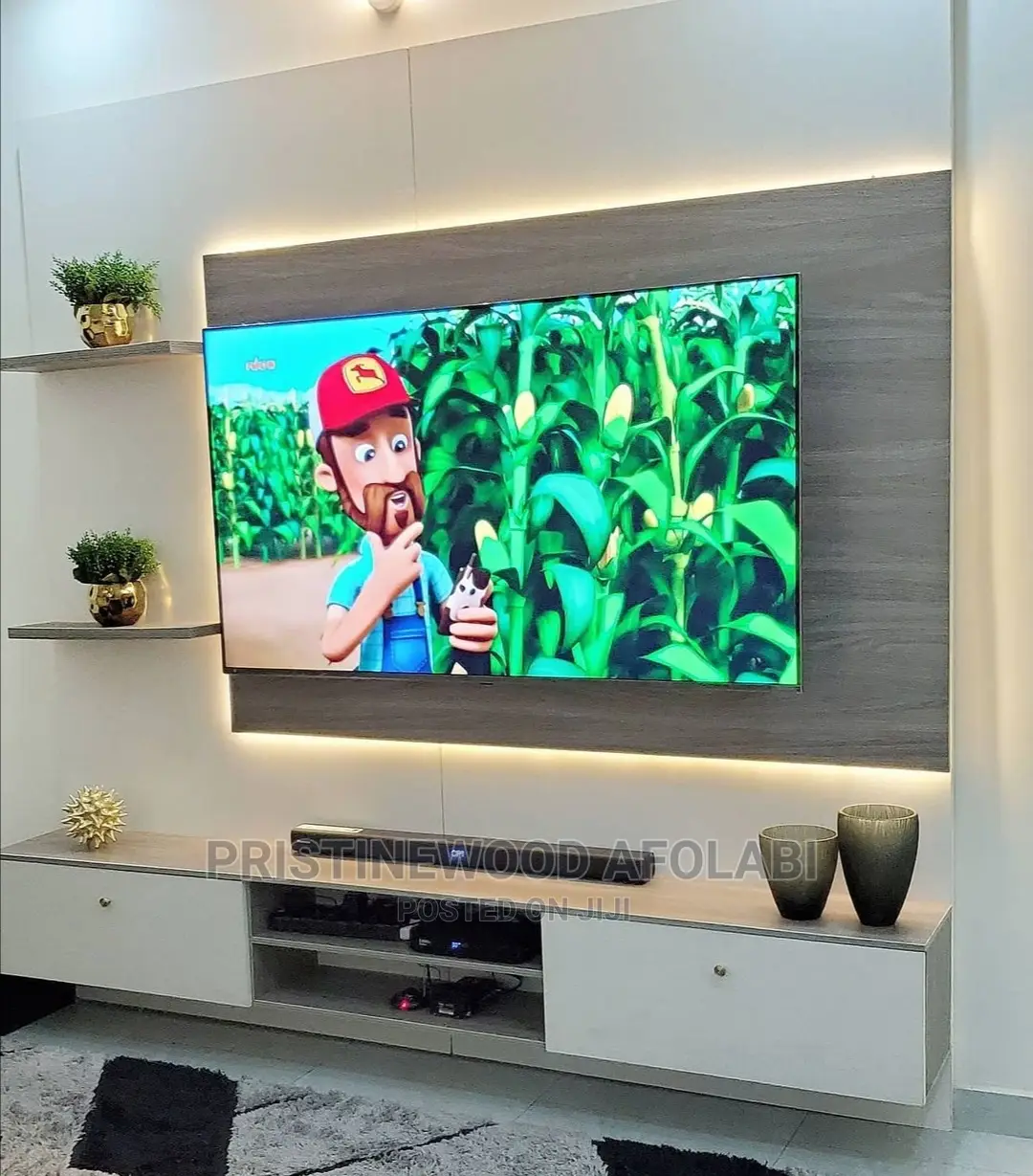 Pristine Wood Design Tv Console