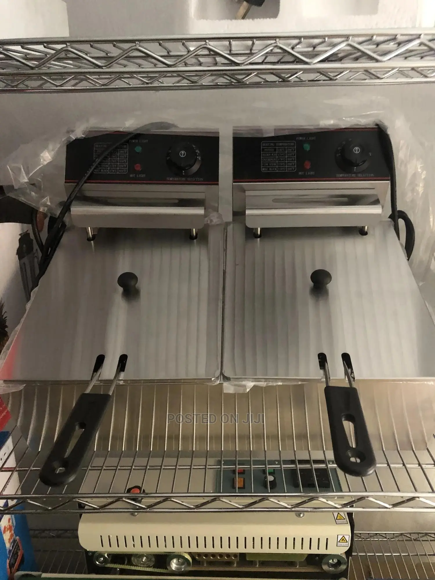 Electric Deep Fryer Double Basket 12liters