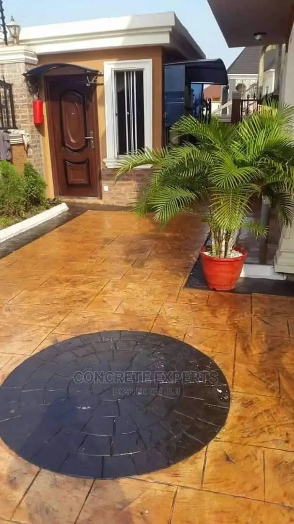 Ijebu Stamped Concrete Floor