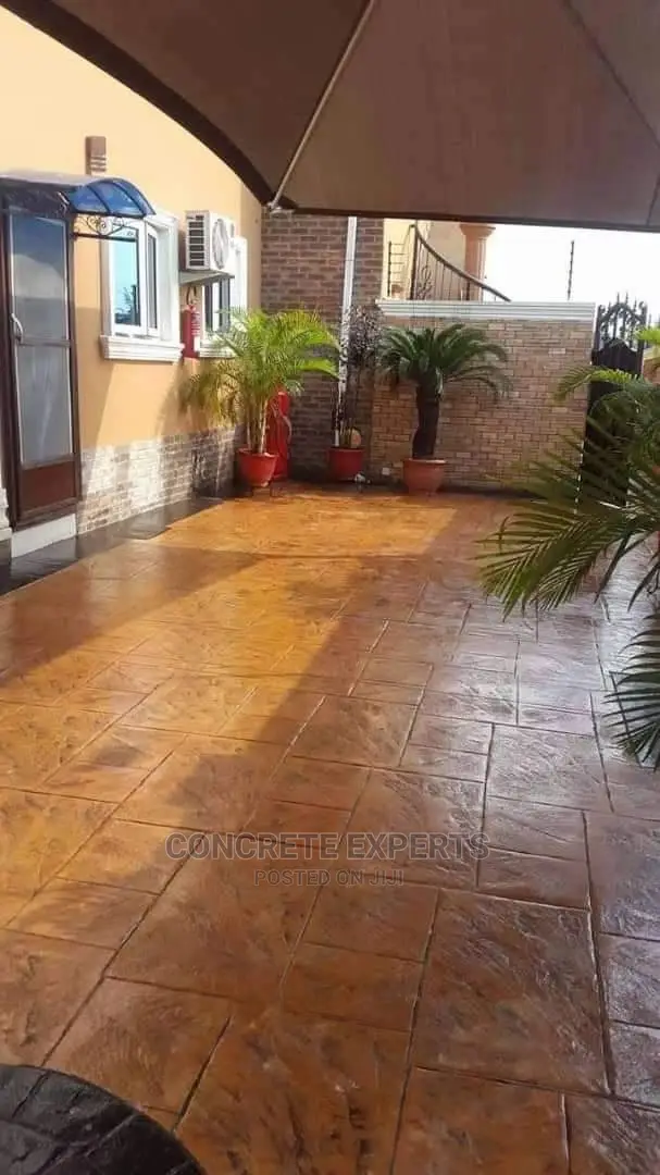 Ijebu Stamped Concrete Floor