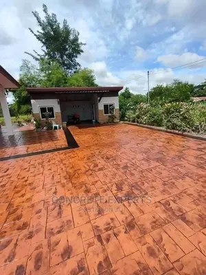 First Stamped Concrete Design