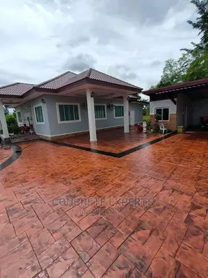 Housing Stamped Concrete Floor