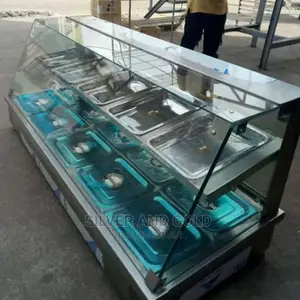Quality Industrial Five Plates Food and Snacks Warmer