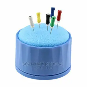 Dental Round Endo Clean Stand Cleaning Foam Sponge File Hold