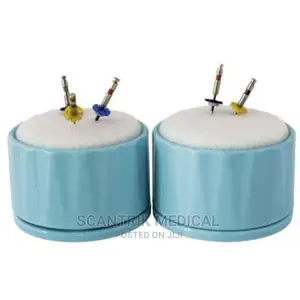 Dental Round Endo Clean Stand Cleaning Foam Endo File Holder