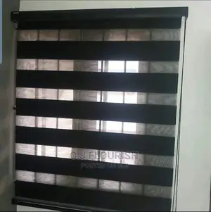 Shinny Black Window Blinds