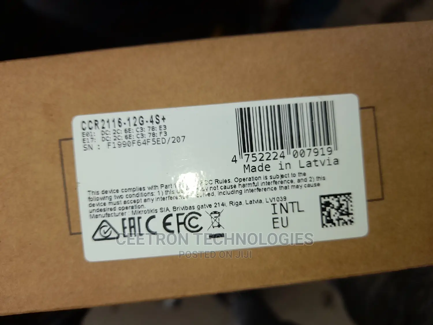 Mikroktik: CCR2116-12G-4S+