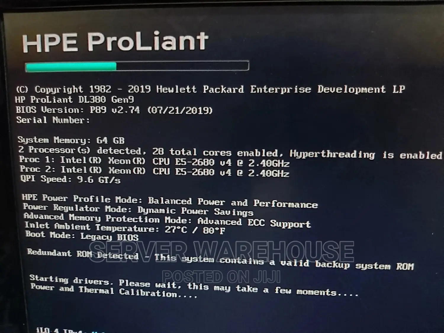 Server HP ProLiant DL380 Gen9 64GB Intel Xeon HDD 2T