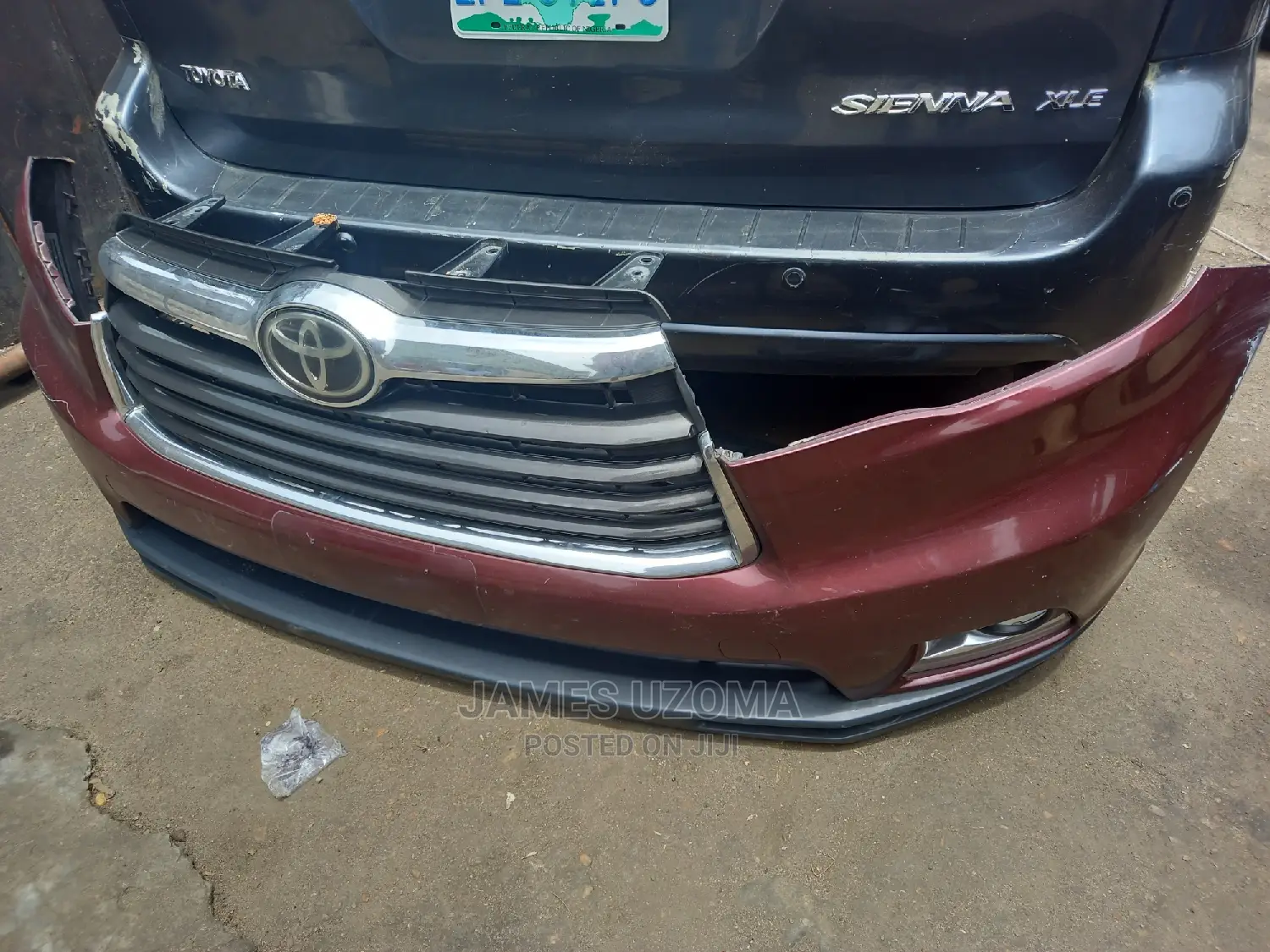Highlander 2015 Model Complete Front Bumper