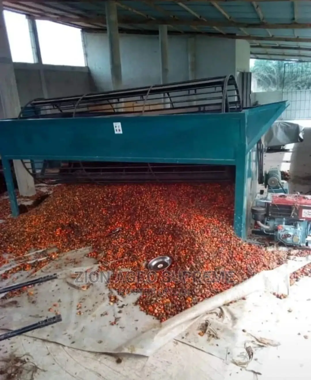 Horizontal Palm Fruits Debuncher Machine
