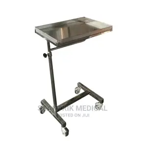 Height Adjustable Medical Mayo Tray