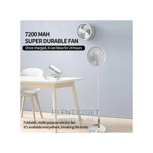 7200mah Rechargeable Fan Usb Folding Telescopic