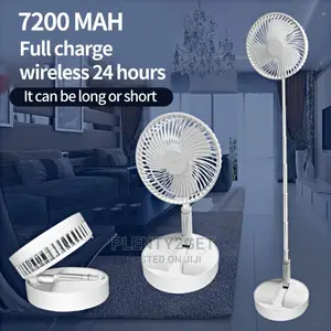 7200mah Rechargeable Fan Usb Folding Telescopic