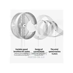 7200mah Rechargeable Fan Usb Folding Telescopic