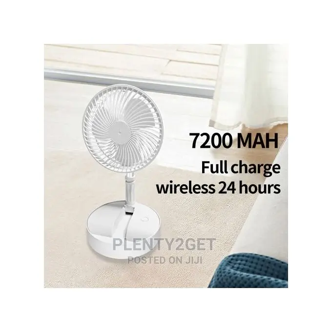 7200mah Rechargeable Fan Usb Folding Telescopic