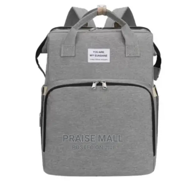 Waterproof Multipurpose Diaper Bag With Crib