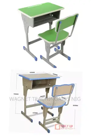School Table And Chair Of Different Colours In Lagos