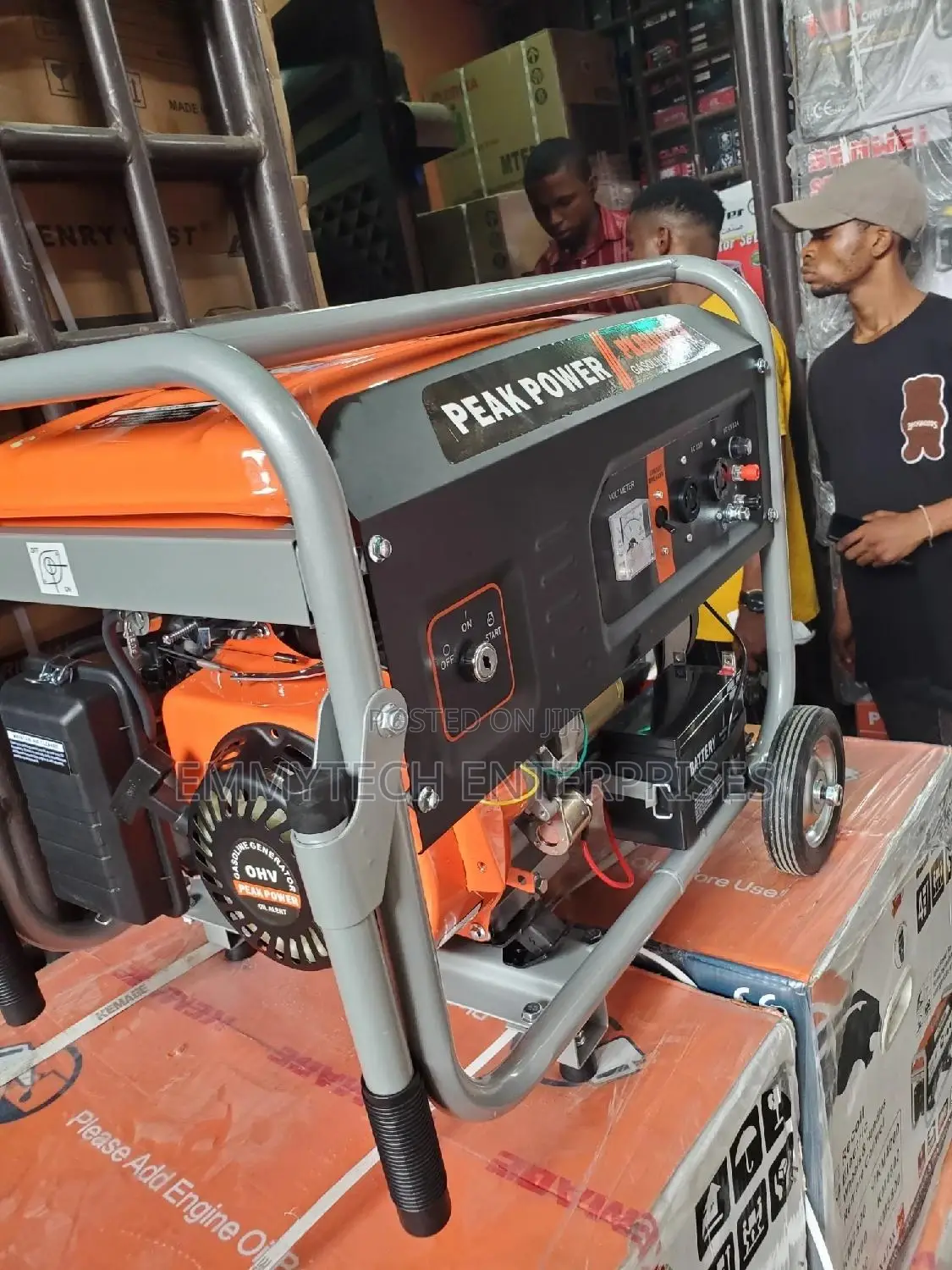 Peak Power Generator 4.5kva Key Start Remote Control