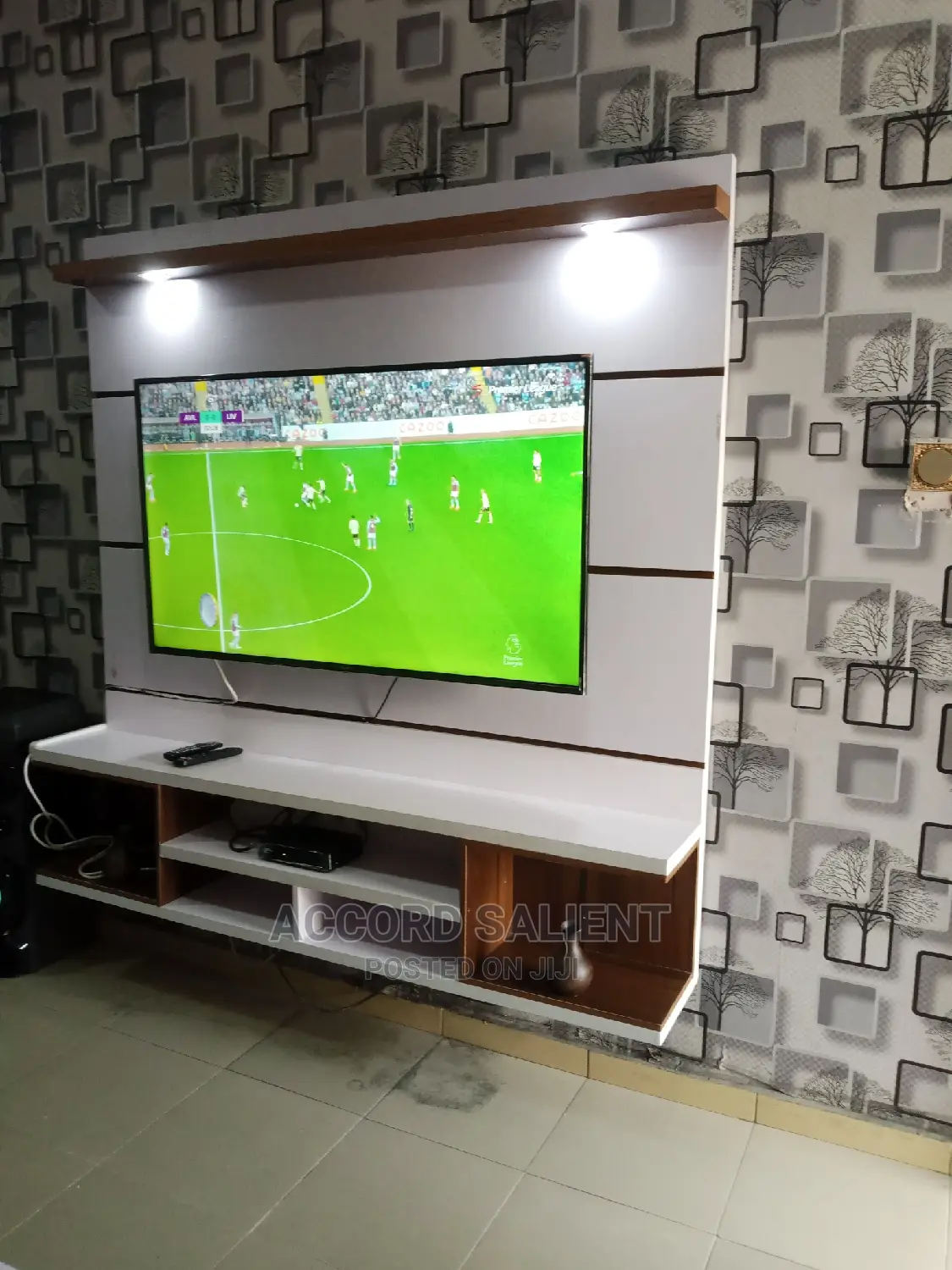 Unique TV Stand With Light