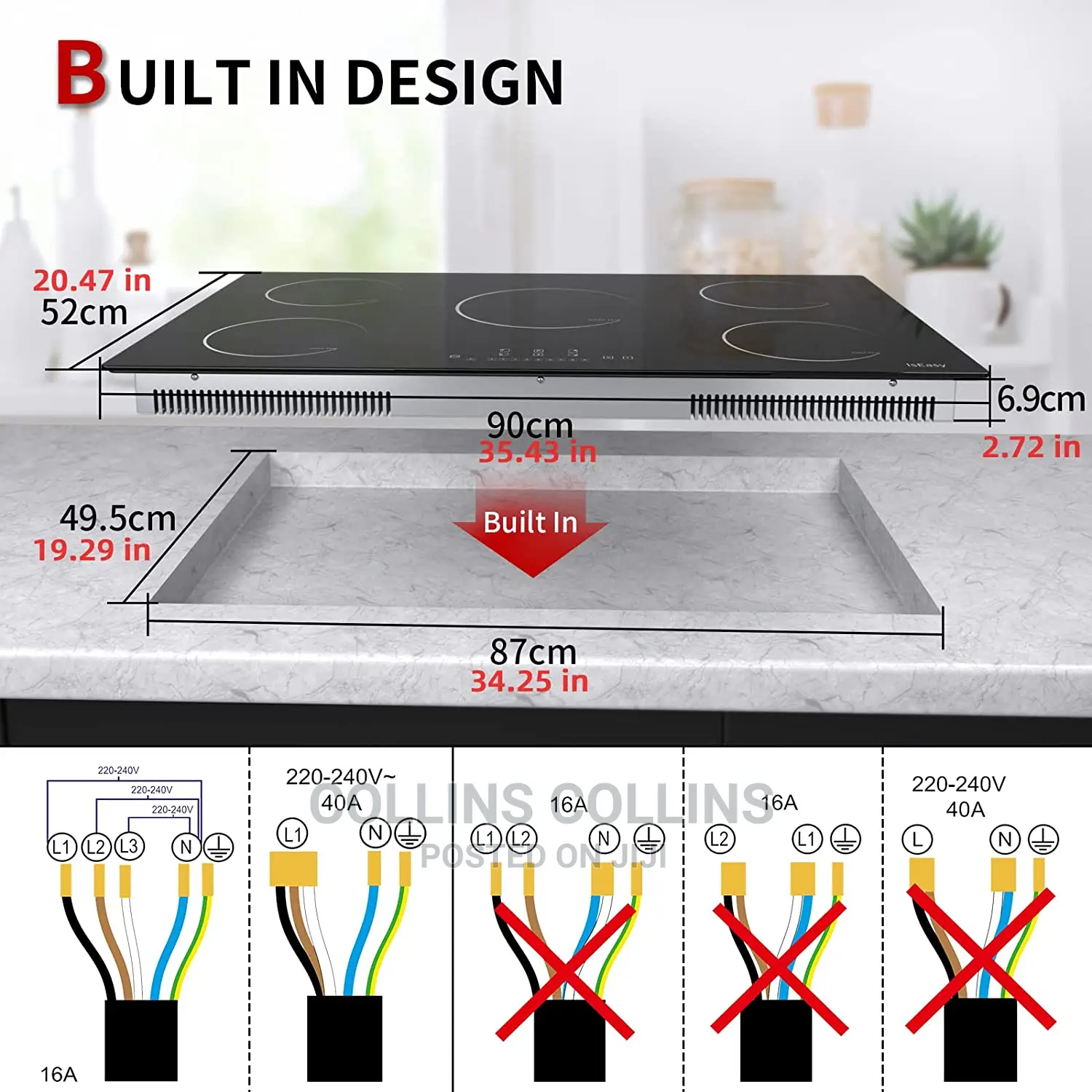 Elite 5 Burner Induction Hob