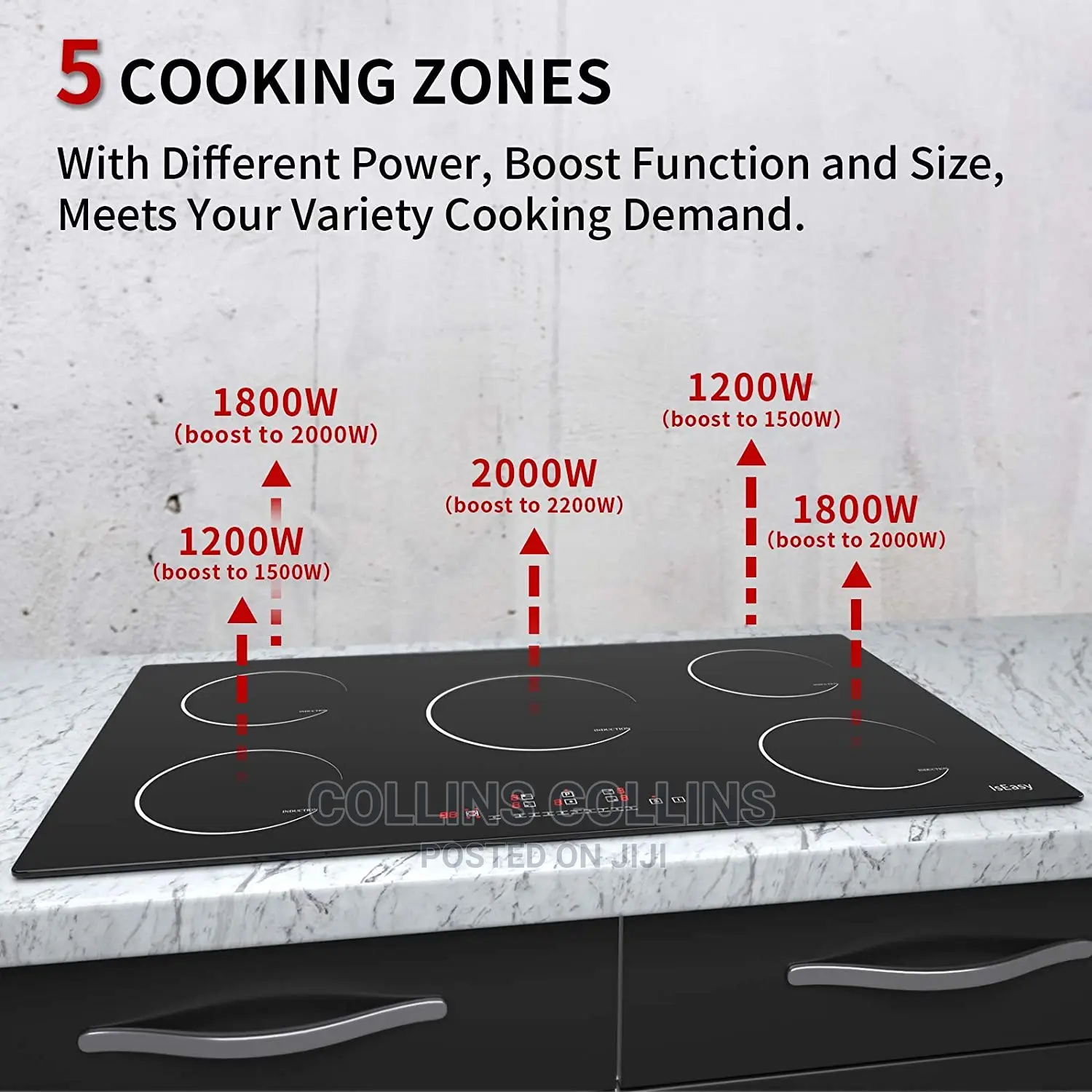 Elite 5 Burner Induction Hob