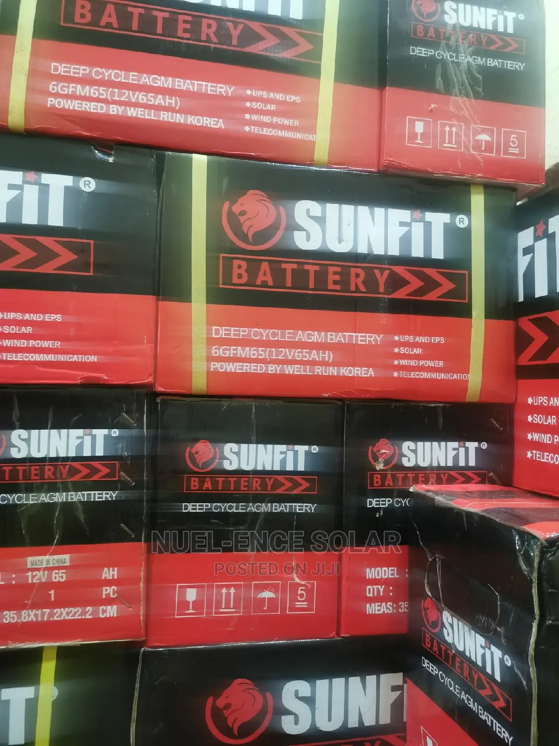 12v 65ah Sunfit Battery
