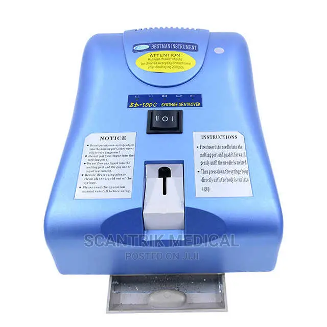 Easy to Use Syringe Destroyer