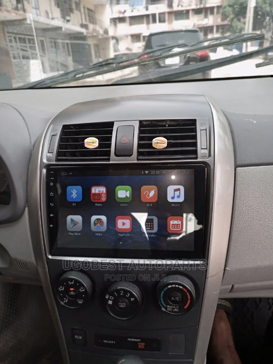 Toyota Corolla Android Screen With (Up Ac Vent)_ (2007/2012)