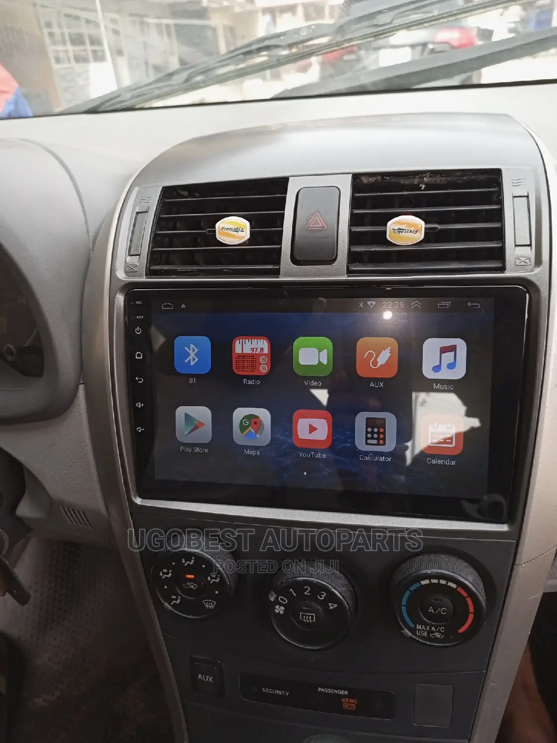 Toyota Corolla Android Screen With (Up Ac Vent)_ (2007/2012)