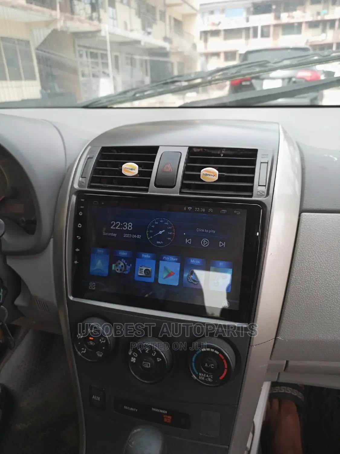 Toyota Corolla Android Screen With (Up Ac Vent)_ (2007/2012)