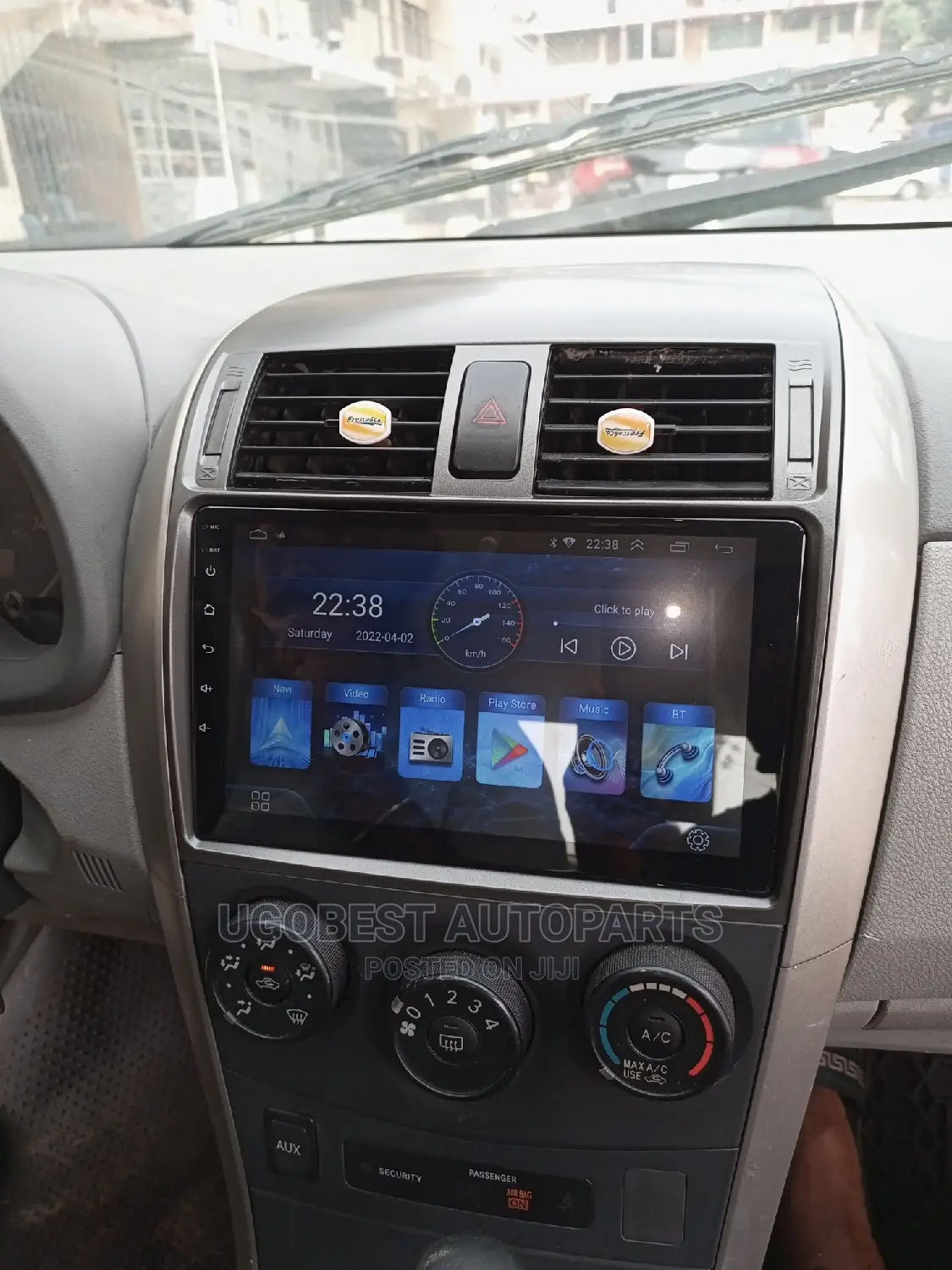 Toyota Corolla Android Screen With (Up Ac Vent)_ (2007/2012)