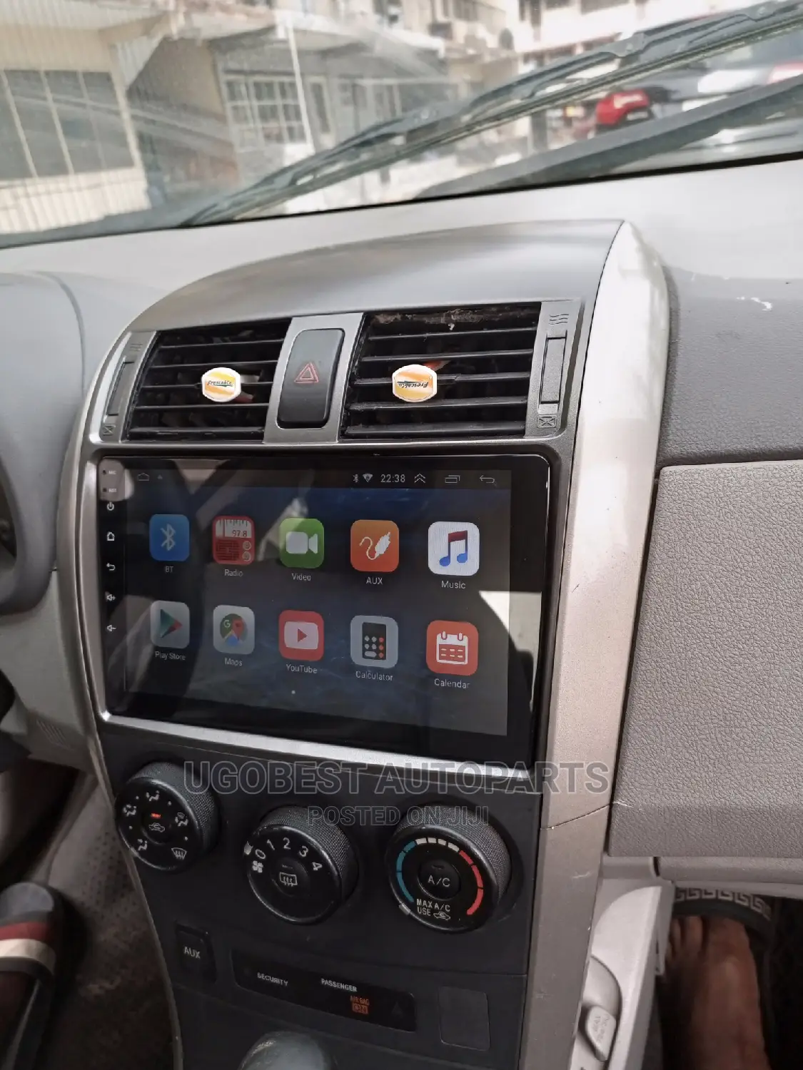 Toyota Corolla Android Screen With (Up Ac Vent)_ (2007/2012)