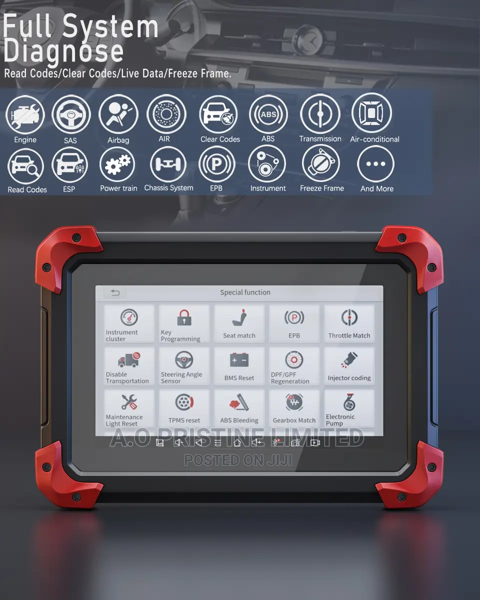 XTOOL D7 Smart Diagnostic System in Central Business District Vehicle