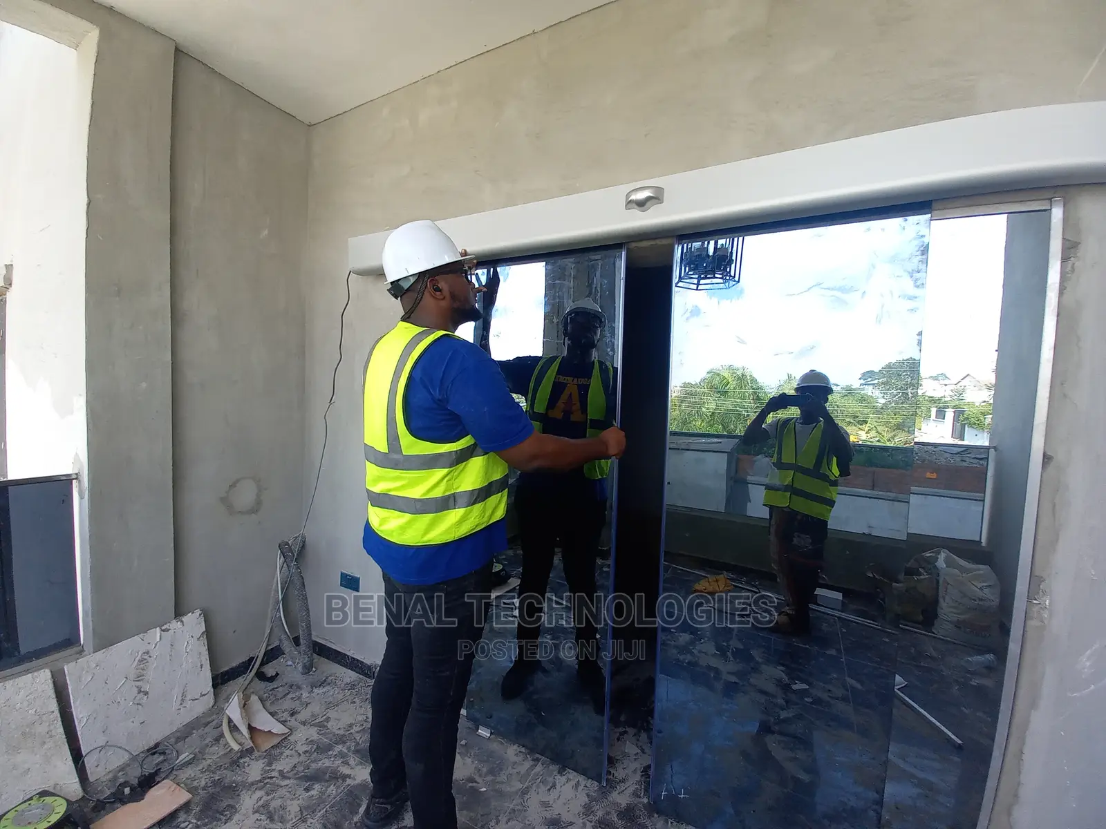 Very Durable Entrance Automatic Sliding Door Ojo