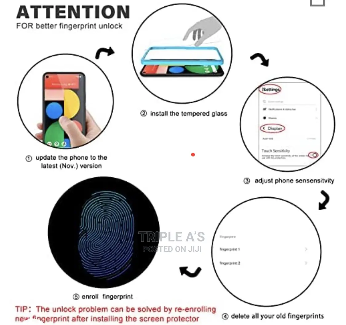 Google Pixel 4-8pro Tempered Glass/Anti Scratch Screen Guard
