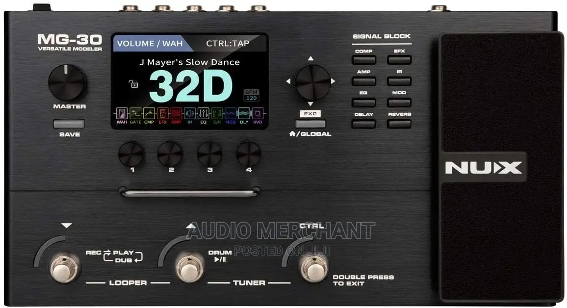 Nux Mg-30 Guitar Multi-effects Pedal