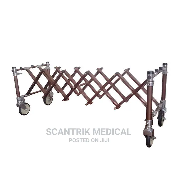 Durable Stainless Steel Funeral Trolley