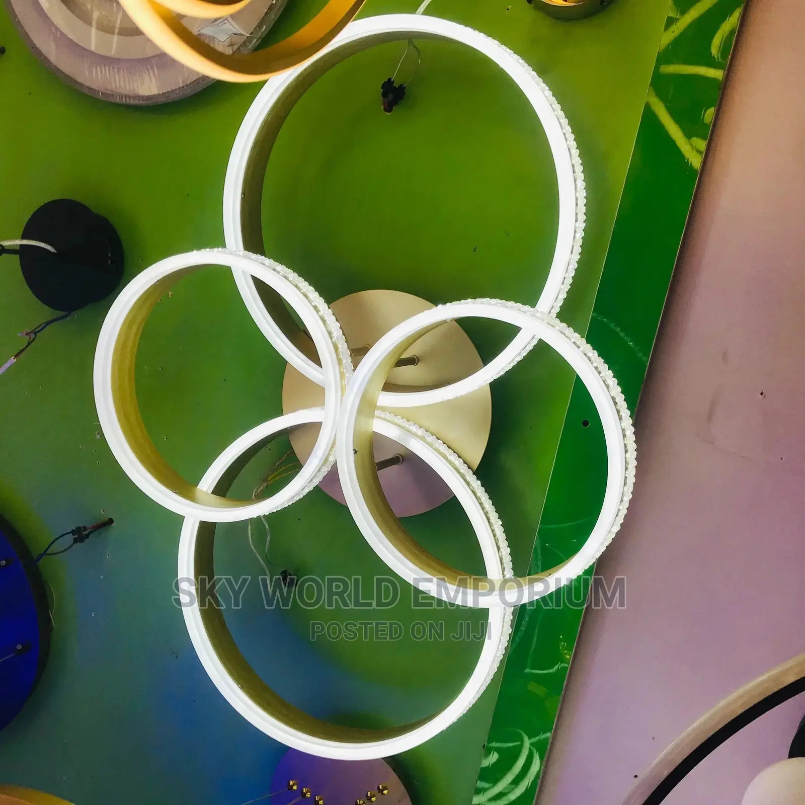 Circular Flush Chandelier