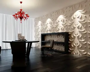 Quality White 3D Panel Wall Light.