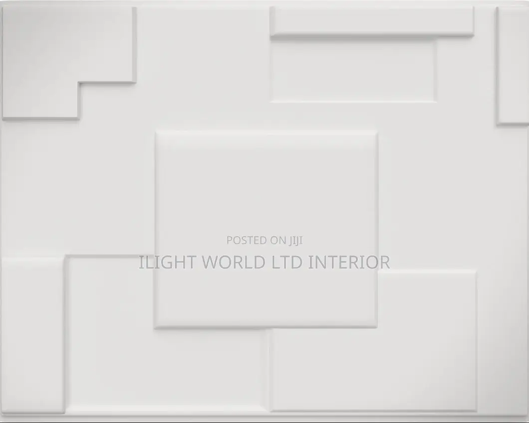 Quality White 3D Panel Wall Light.