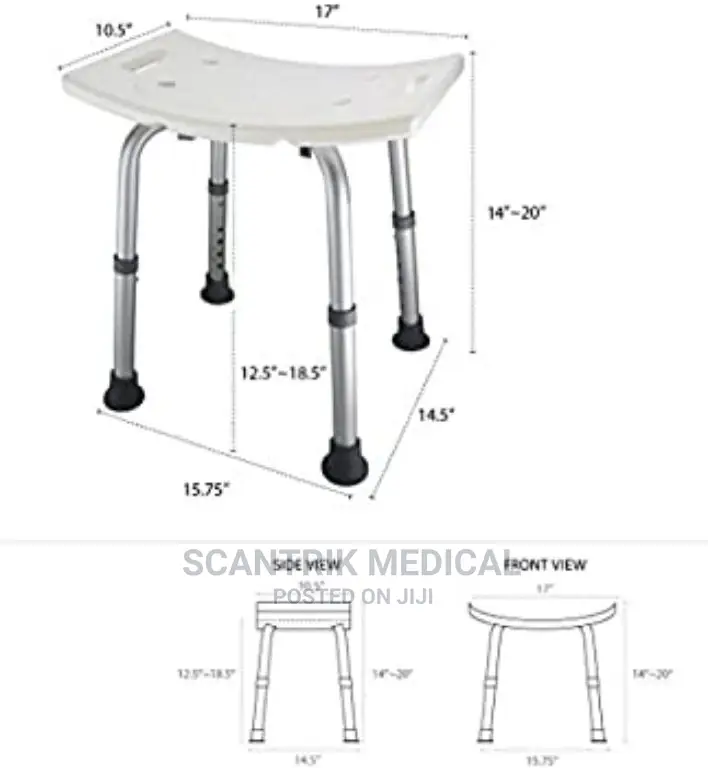 Portable Shower Chair Without Back Stool