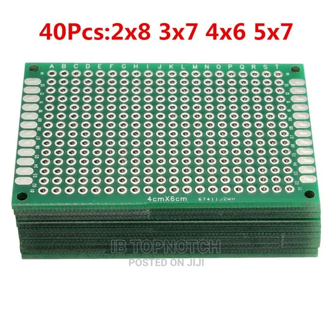 40pcs PCB Prototype Board Circuit Stripboard