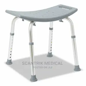 Portable Shower Stool Foldable Bath Bench White