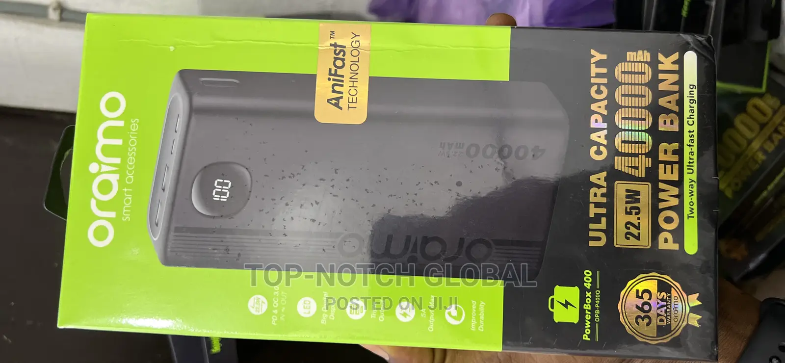 40000mah Oraimo Power Bank