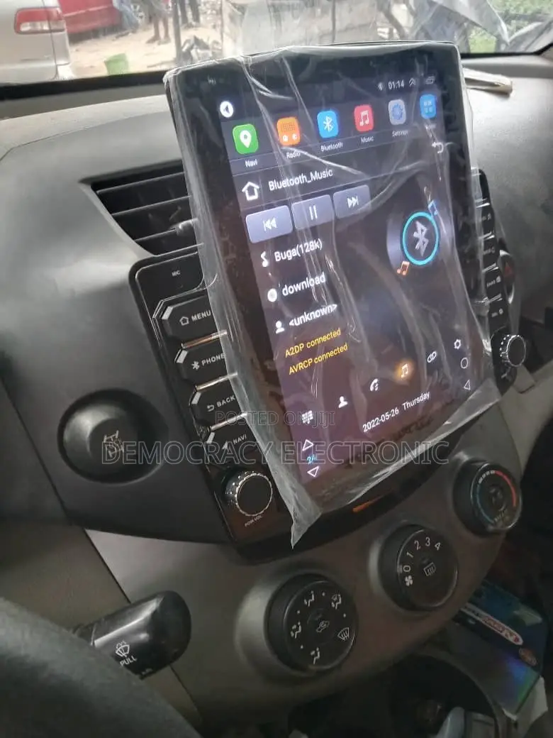 Rav 4 Android (10 Inches) (2008/2010) Wit GPS Navigation Map