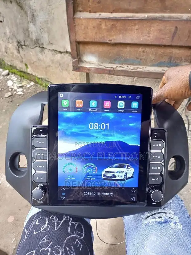 Rav 4 Android (10 Inches) (2008/2010) Wit GPS Navigation Map